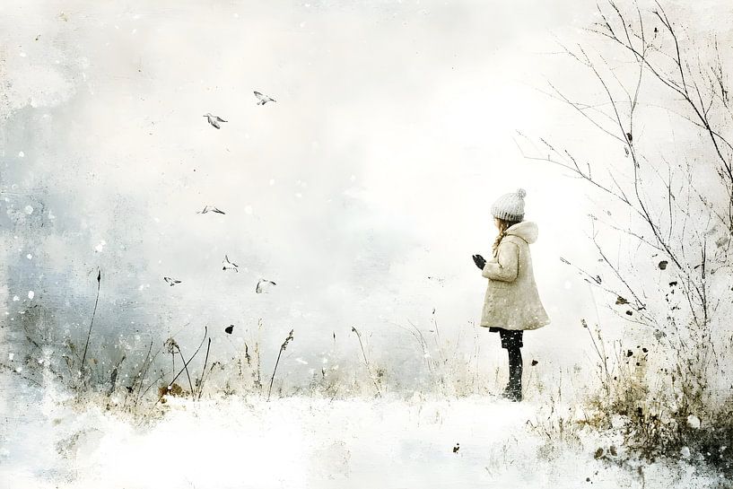 A winter girl by Heike Hultsch