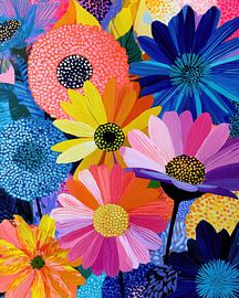 gemalte Blumen