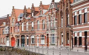 Row of houses in Bruges by Mister Moret