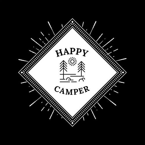 Happy Camper Camping Camp Camp Camp Camp Tent Cadeau