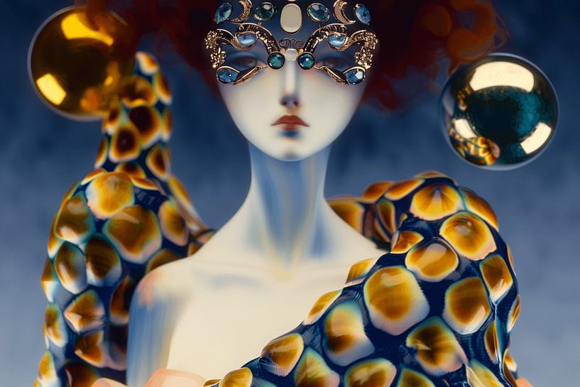 Fashionista with jewellery by Ton Kuijpers