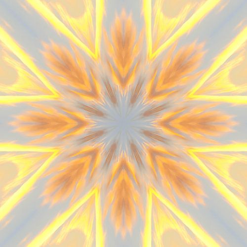 Mandala in sanften Farben