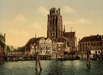 Damm und Maashaven, Dordrecht von Vintage Afbeeldingen