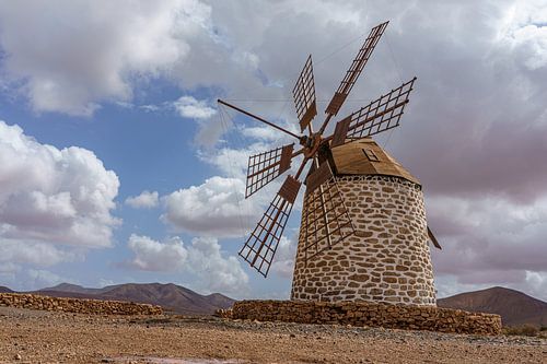 Molina de Tefía, Fuerteventura, Canarische Eilanden.