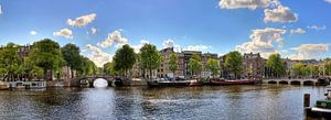 Amstel rivier panorama von Dennis van de Water