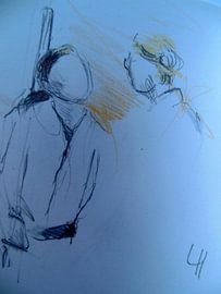 Jeannette en Barbara sur Lucia Hoogervorst