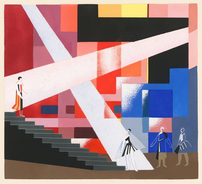 Alexandra Exter - Maquettes de Théatre 15 (1930) van Peter Balan