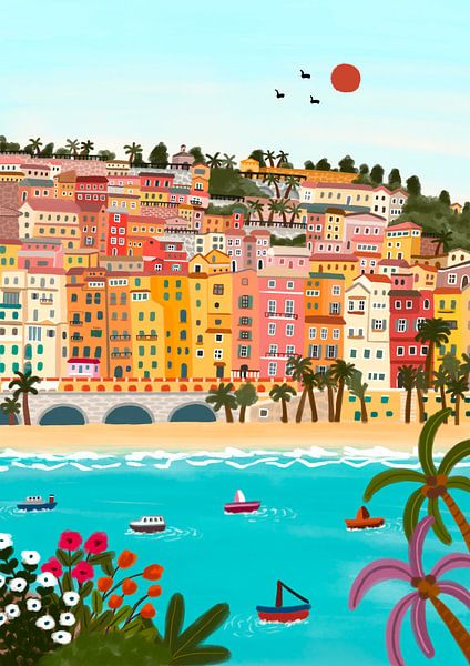 Seaside Color Harmony by Nidhi Kachhadiya
