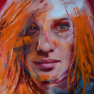 Powerful, colourful and lively portrait from the 