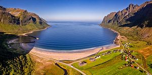 Ersfjordstrand auf der Insel Senja, Norwegen