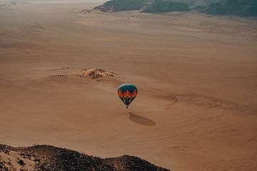 Heißluftballonflug über die Namib-Wüste Namibias, Afrika von Patrick Groß