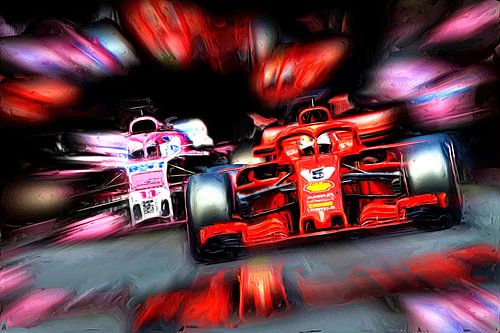 Overtaken by Vettel