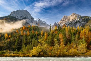 Herfst in de Karwendel van Denis Feiner