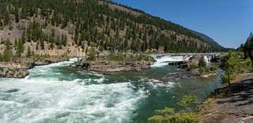 Kootenai Falls, Montana, USA van Jeroen van Deel