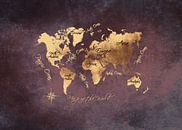 Wereldkaart 16 #kaart #wereldkaart van JBJart Justyna Jaszke thumbnail