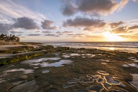 Serene Reef Sunset - La Jolla Coast by Joseph S Giacalone Photography