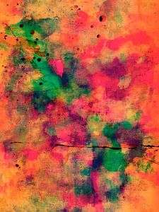 Moderne und abstrakte zeitgenössische Kunst in Herbst Farben