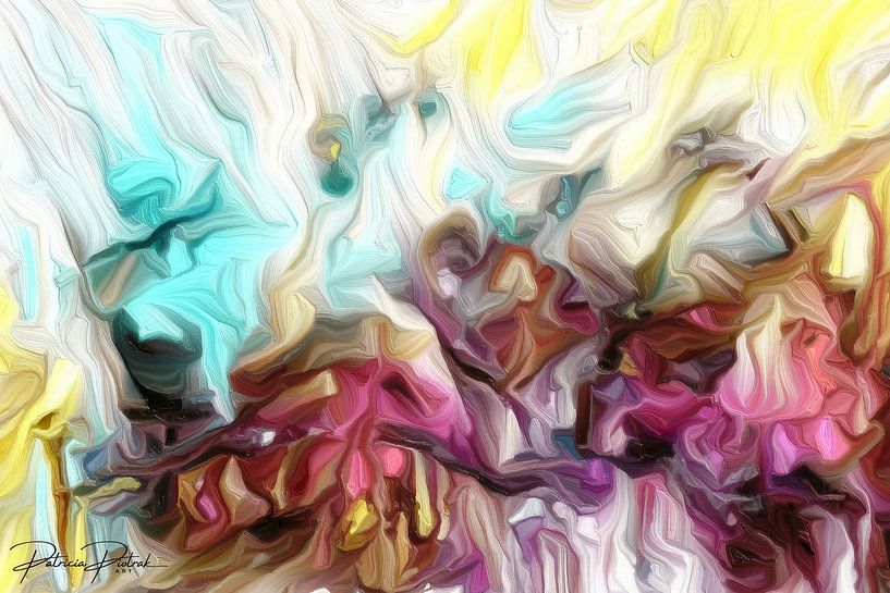 Colour symphony: a colourful wonder of abstraction by Patricia Piotrak