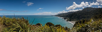 Haast Highway - Westkust NZ, Nieuw-Zeeland, Panorama