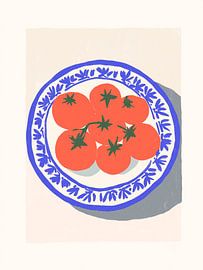 Nature morte aux tomates – Art méditerranéen moderne sur StudioRemier