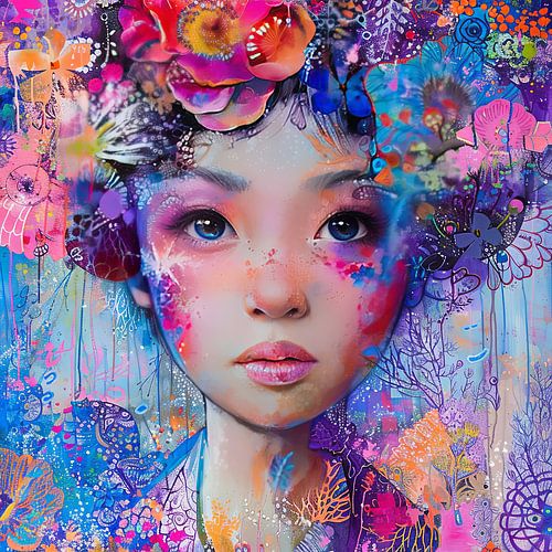 Japanse vrouw portret