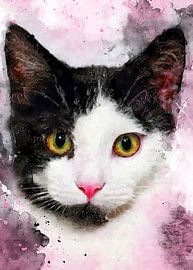 cat 5  animals art #cat #cats #kitten