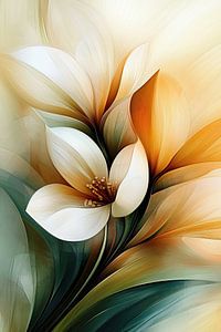 Moderne abstrakte Blume