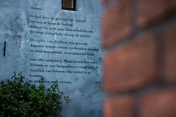 Gedicht aan de muur van Gwendolyn Pieters