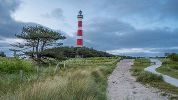 Bornrif lighthouse on Ameland by Peter Bartelings