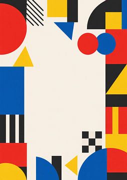 Minimale Bauhaus-Geometriekomposition von irgian firmansyah