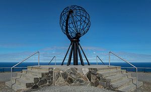 Monument am Nordkap, Norwegen