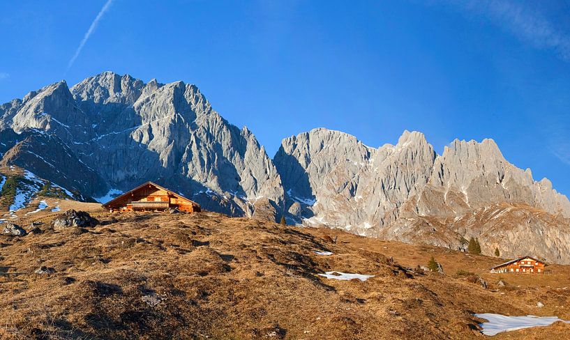 The Widdersalm against the backdrop of the Hochkönig by Christa Kramer