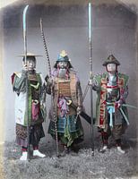 Drie vintage samoerai op foto (2 van 2)