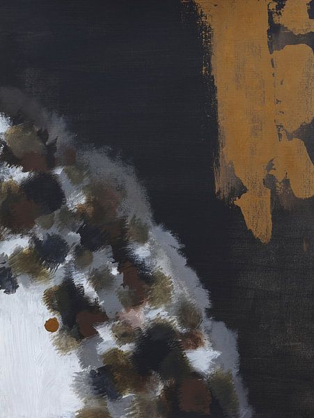 Luxe Motif II - Abstrakte textil-inspirierte Kunst von Marina Kozyr