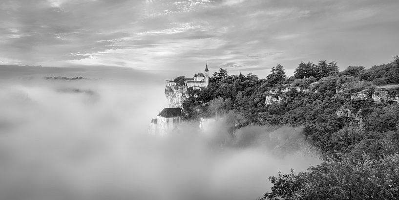Über den Wolken , schwarz-weiß von Manfred Voss, Schwarz-weiss Fotografie