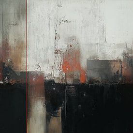 Living room painting | Quiet Horizon Fire by Zen and More