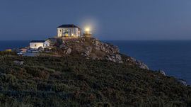 Fisterra Lighthouse at Night, Galicia, Spain by PhotoCluster