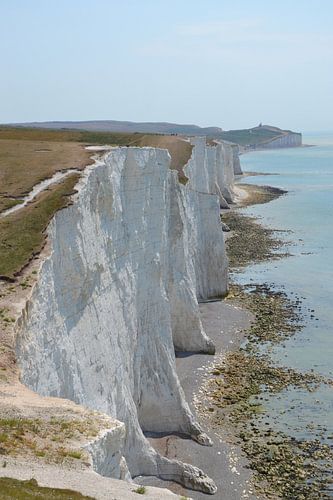 White cliffs in England
