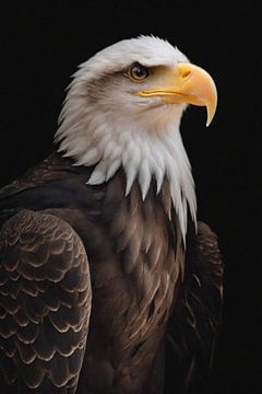 Eagle in the dark by Art & Soul Creations