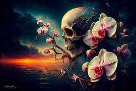 Memento Mori im Abendrot – Ein surreales Meisterwerk von Harald J. Laier