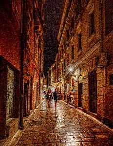 DIGITALE MALEREI : KROATIEN - ZADAR - KROATISCHES FLAIR