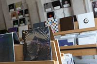 photo of a record in a record shop