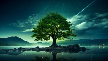 Green tree of life, environment, climate change in the world by Animaflora PicsStock