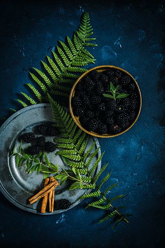 Blackberries with cinnamon by Susan Lambeck