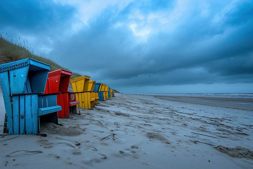 Ästhetik am Strand von fernlichtsicht