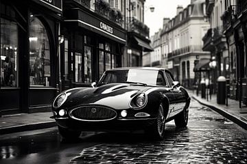 Jaguar E Type à Paris #2 sur Skyfall