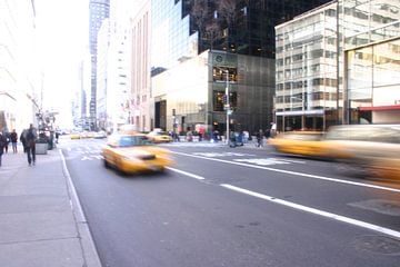 Taxis in New York by Wouter fotografeert