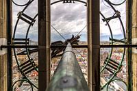 A look through the clock of the Dom tower (utrecht)