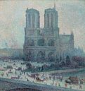 Notre Dame, Parijs, Maximilien Luce van Meesterlijcke Meesters thumbnail