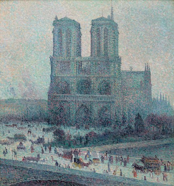 Notre Dame, Parijs, Maximilien Luce van Meesterlijcke Meesters